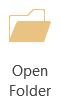 Open Home Folder Button