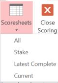 Test Scoring Scoresheets Button