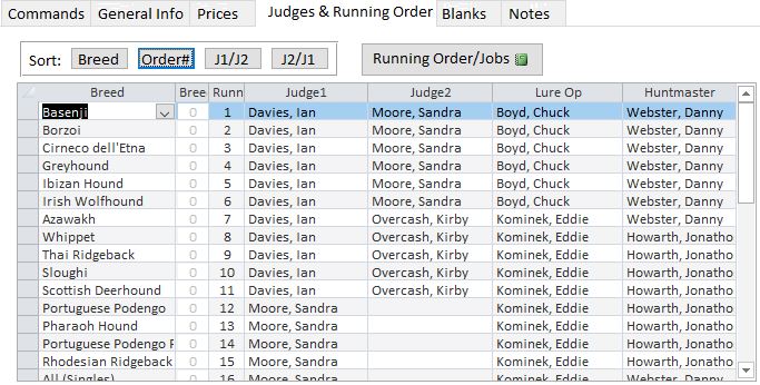 Judging Page Ordered